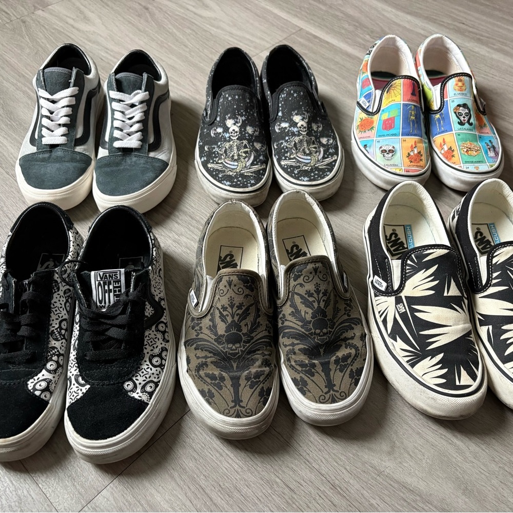 Vans Women’s Slip on & Tie Old School Sneakers